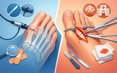 Minimally Invasive Bunion Surgery vs Traditional