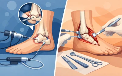 Ankle Arthroscopy Versus Open Surgery: Your Options