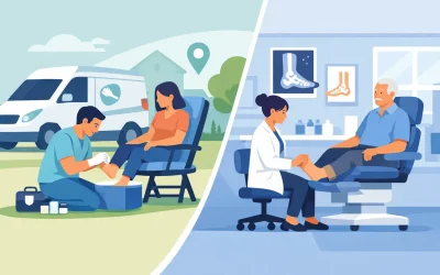 Mobile Podiatry vs Office Visits for Your Needs